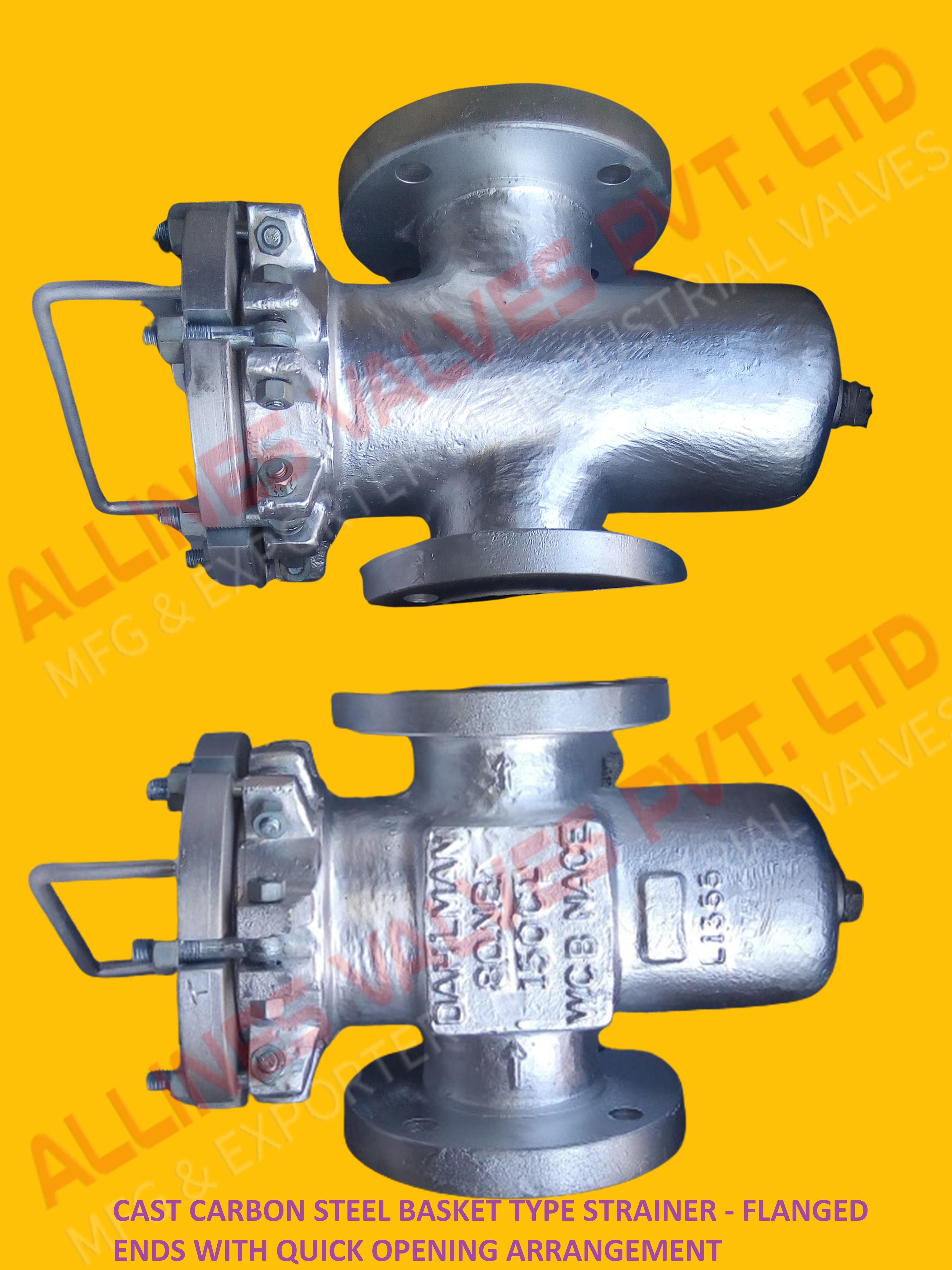 PTFE LINED Y-GLOBE VALVE